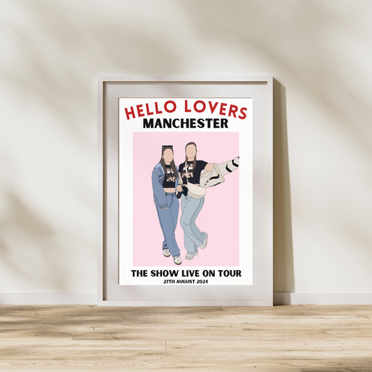 Personalised Print | Concert Poster | Digital Outfit Print |