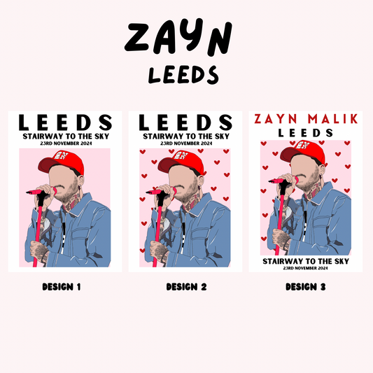 Zayn Malik Leeds Print