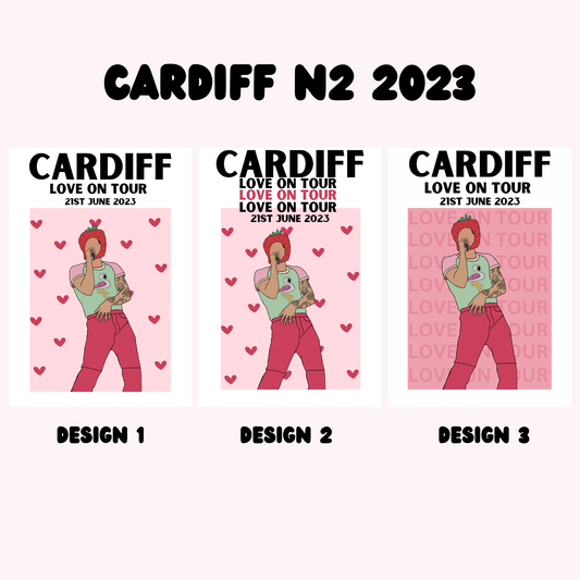 Harry Styles Cardiff Night 2 Poster | Love on Tour Poster | HSLOT 23 Cardiff N2 Poster | Harry Styles Posters