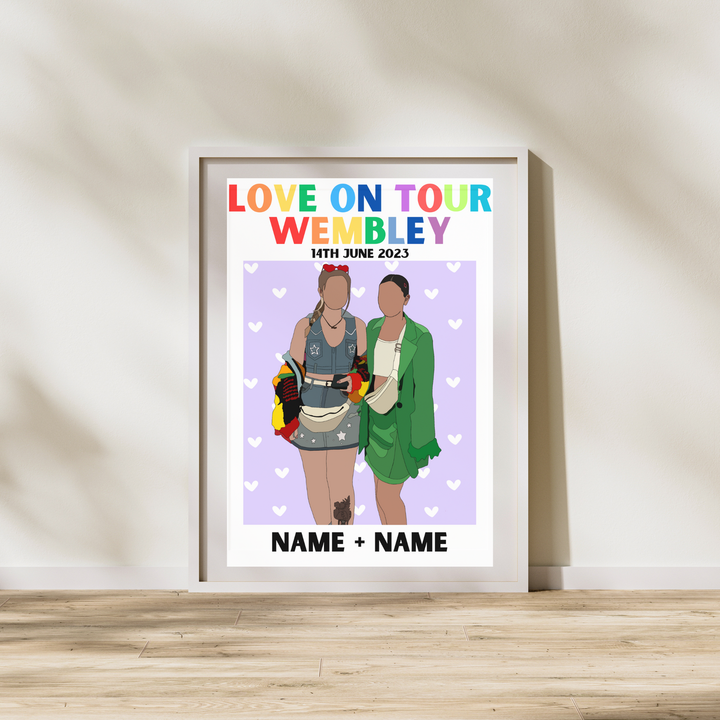 Personalised Print | Concert Poster | Digital Outfit Print |