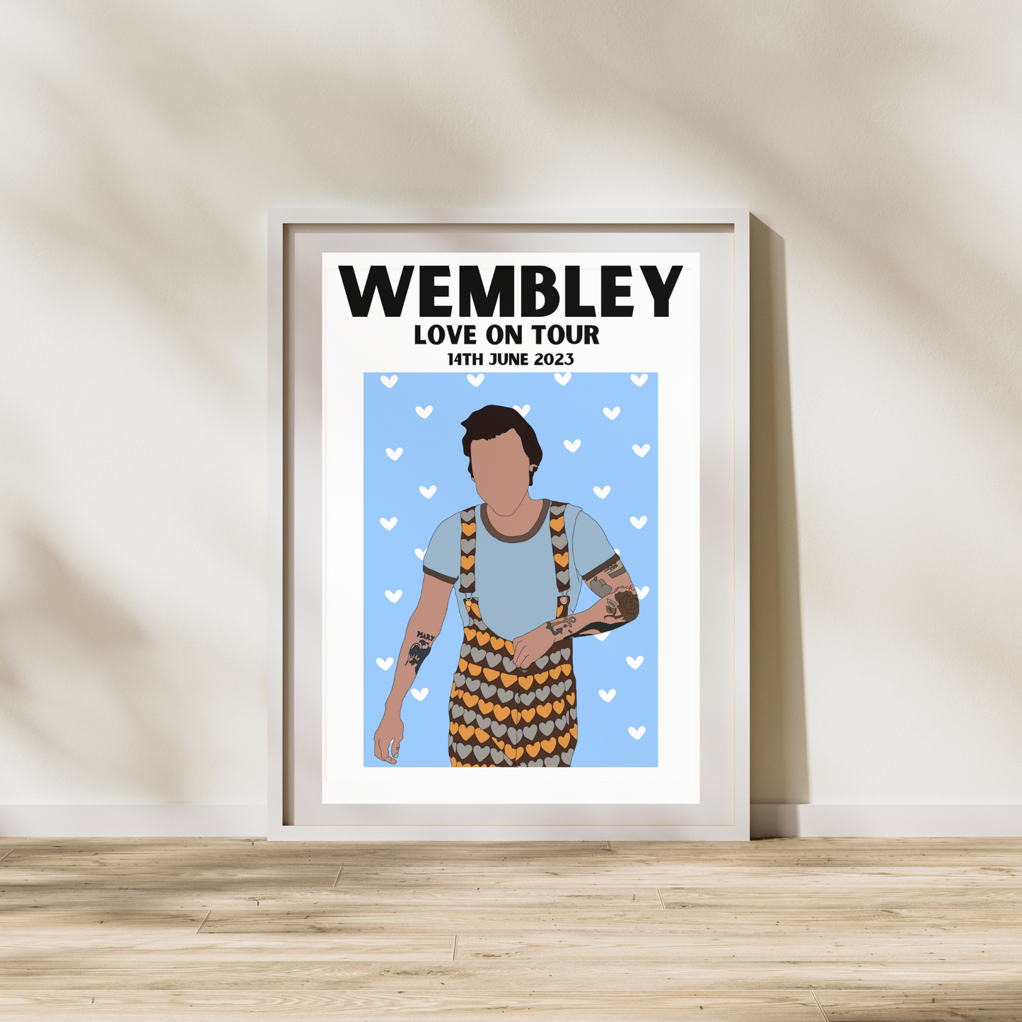 Harry Styles Wembley Night 2 2023 Poster | Love on Tour Poster | HSLOT 23 Wembley N2 Poster | Harry Styles Poster